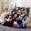 3D Tom Hiddleston Collage Actor Soft Flannel Blanket for Beds Bedroom Sofa Picnic,Throw Blanket for Outdoor Leisure Nap Gift Kid