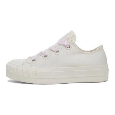 All Star Lift Versatile Durable Breathable Low Top Canvas Shoes Women Sneaker White A10301C