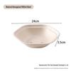 Yudefeng 1100ml Hexagonal Disposable Pulp Salad Bowl