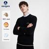 Navigare Men's Pure Wool Crew Neck Pullover Sweater
