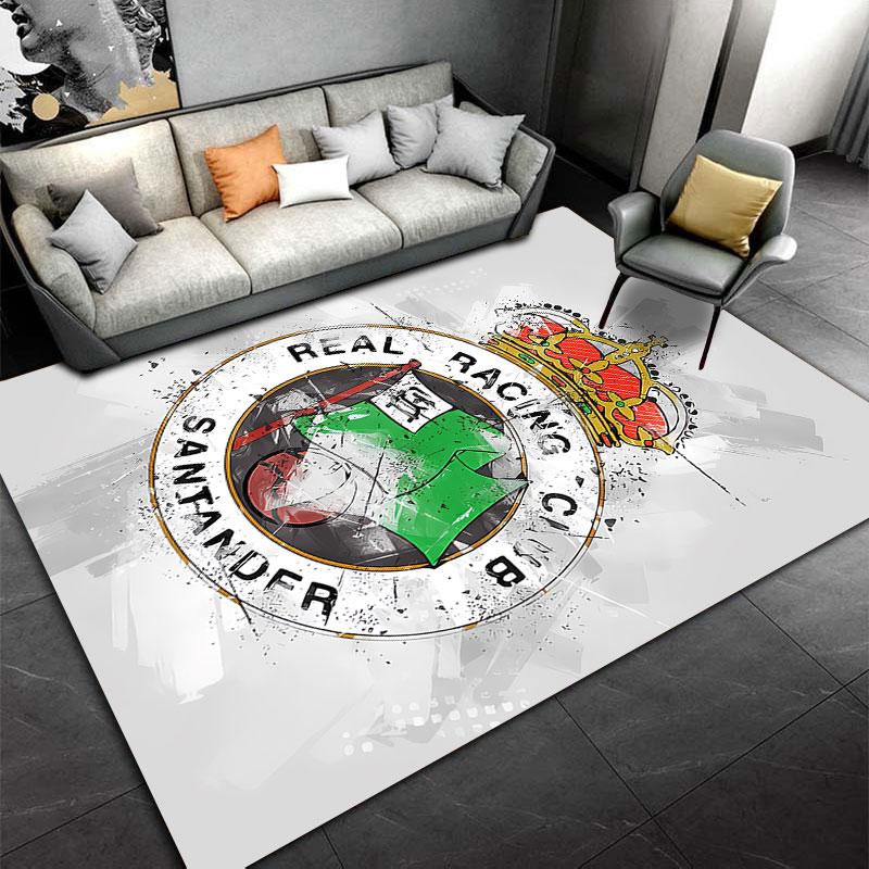 Real Racing Club Logo Carpet suitable as a non-slip mat for the living room or bedroom sofa