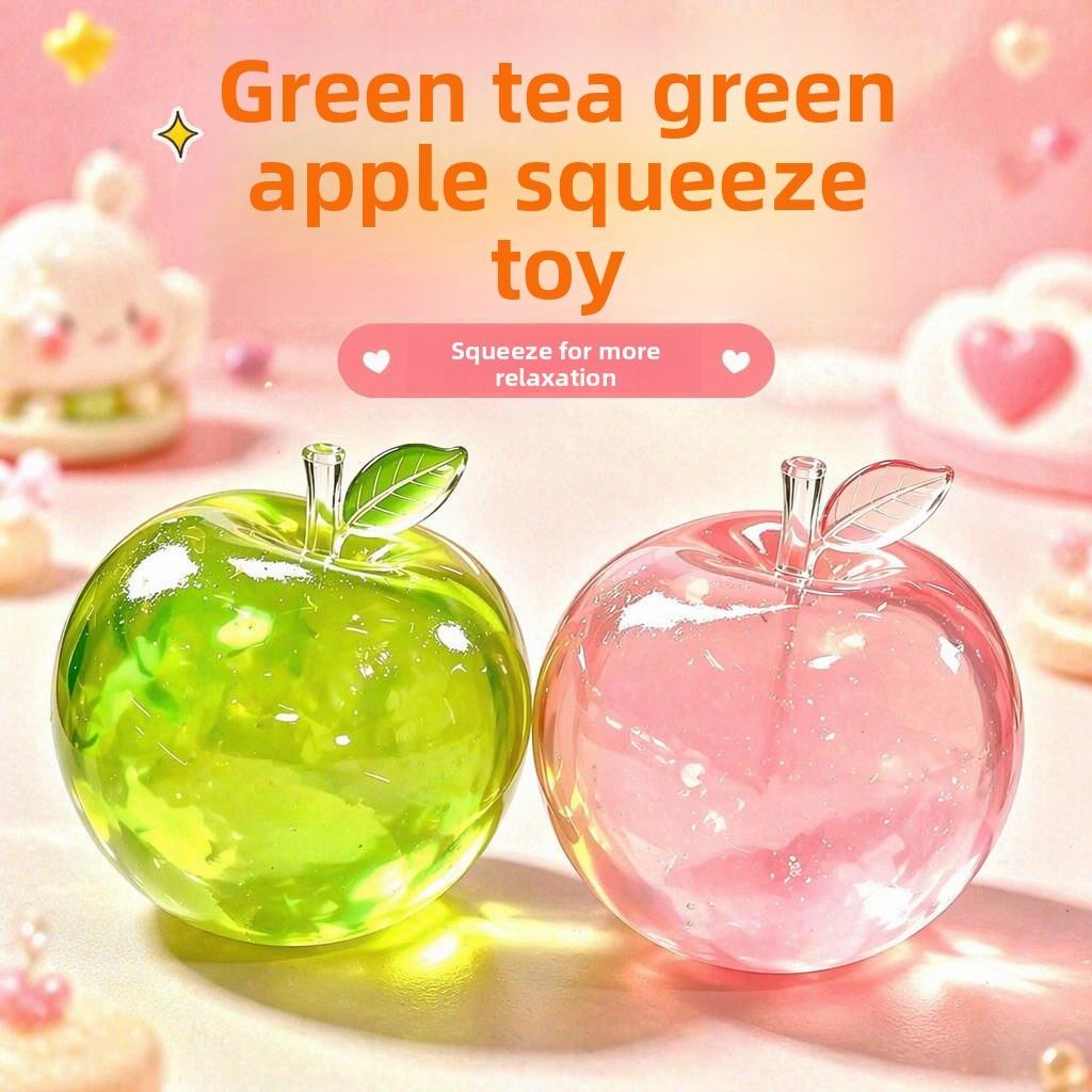 Green Stress Relief Toy With Slow Rebound Tpr For Adults And Kids