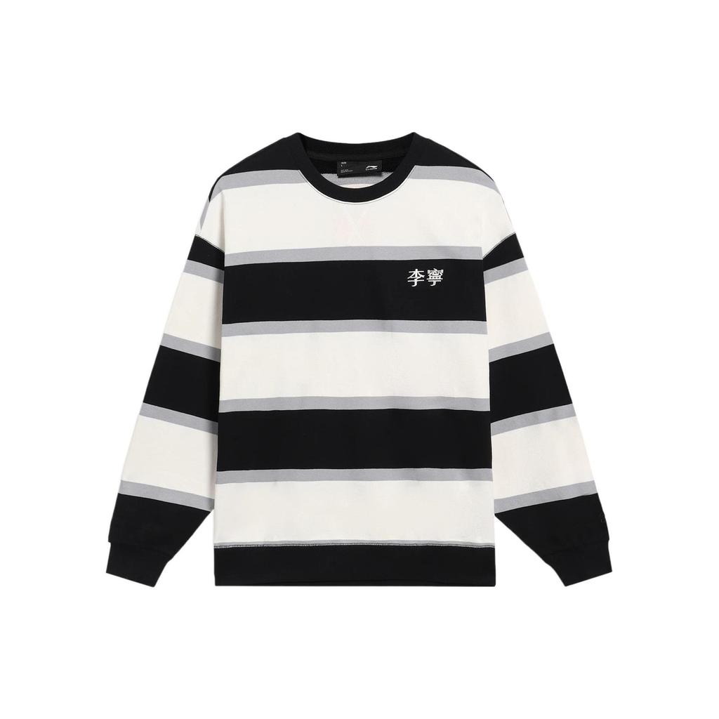 Li Ning Sweatshirt Unisex Black White AWDS537-1