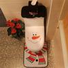 Toilet Seat Cover Decorations Christmas Bathroom Decor Includes Toilet Seat Cover, Rugs, Tank Cover