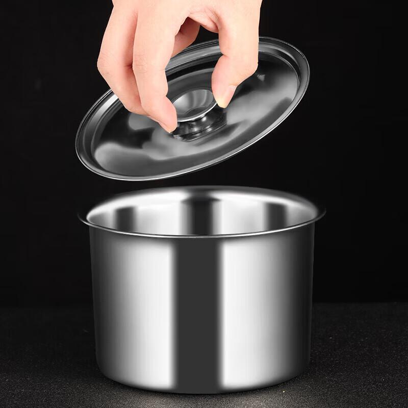 Stainless Steel Seasoning Pot with Lid