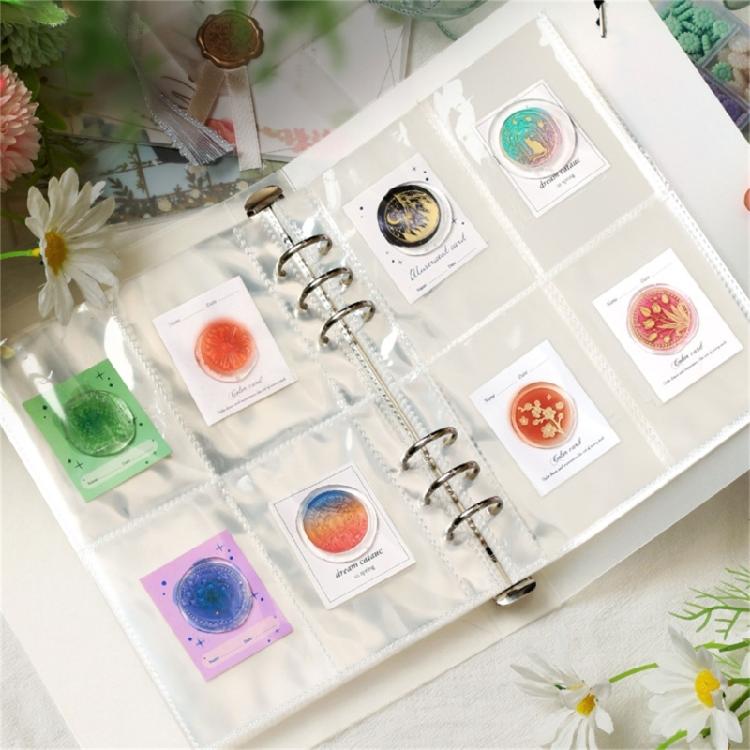 Loose Leaf Coin Storage Clear Lacquer Coin Collection Album for Collector