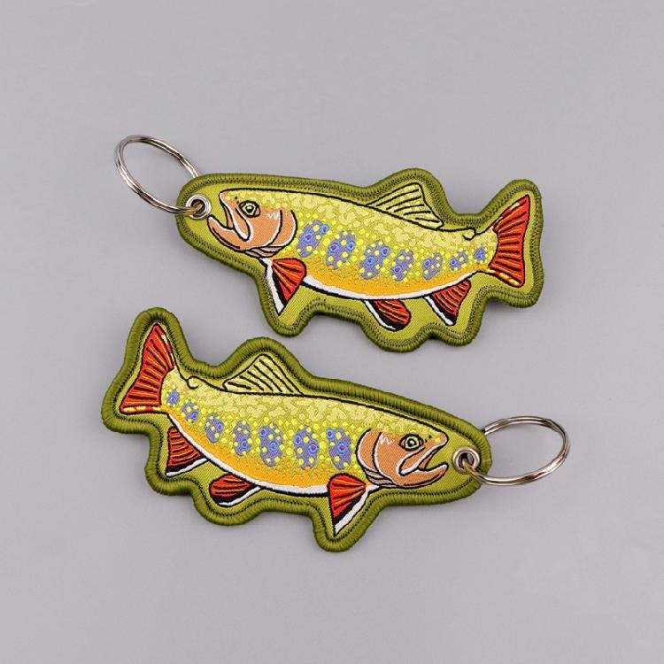 Portachiavi Pesce in Stoffa Creativo Decorazione Animale Portachiavi a Tema Ciondolo per Borsa Ottima Aggiunta di Fascino alle Chiavi o alle Borse