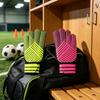 Football Goalkeeper Gloves Suitable For Children Non-Slip Breathable Abrasion-Resistant Latex Leather Materials