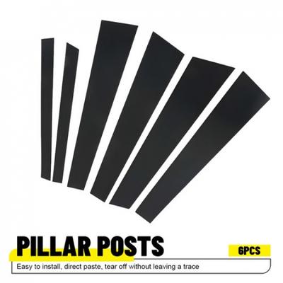 6X Pilares Preto Brilhante Moldura de Porta para Janela 2001-2003 525i BMW 530i 540i D