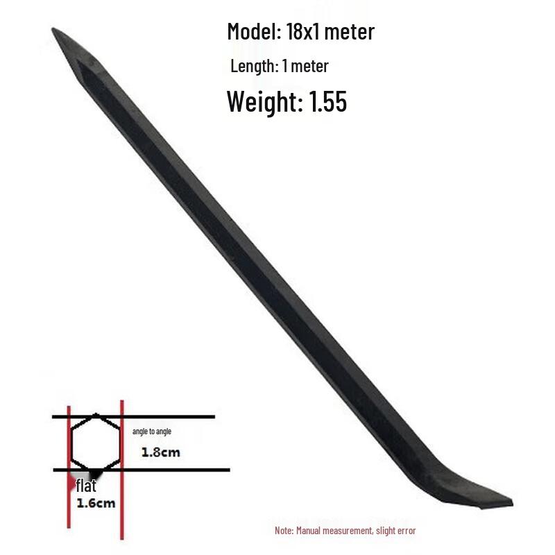 OLOMM Special Steel Pry Bar with Nail Puller