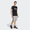 adidas 3 STripe Slim Ringer T shirT Kf0417