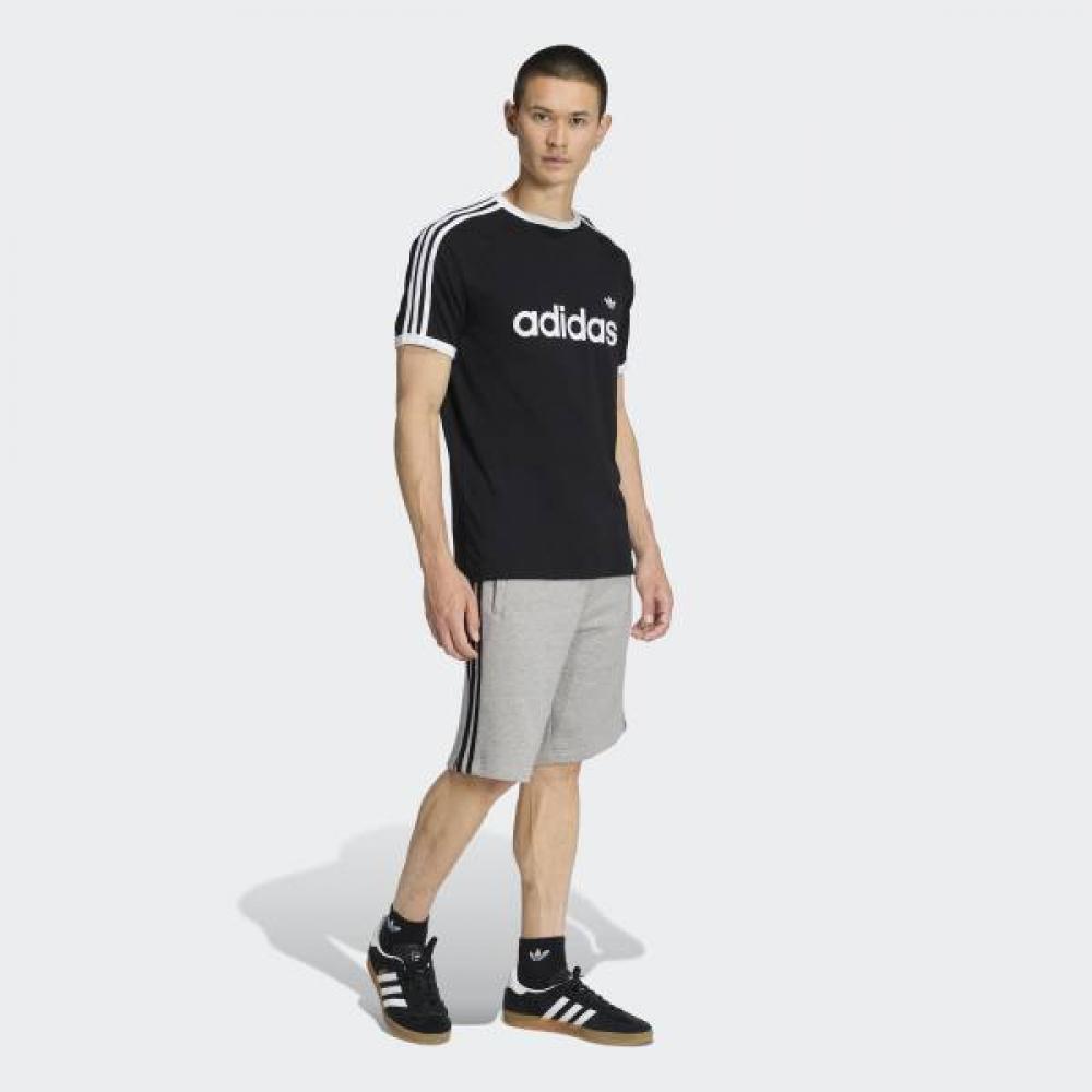 adidas 3 STripe Slim Ringer T shirT Kf0417