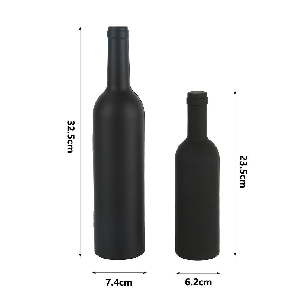 Bottle Shape Corkscrew Set Stainless Steel Simulation Red Wine Tool Kit Portable Multifunctional Red Wine Toolbox