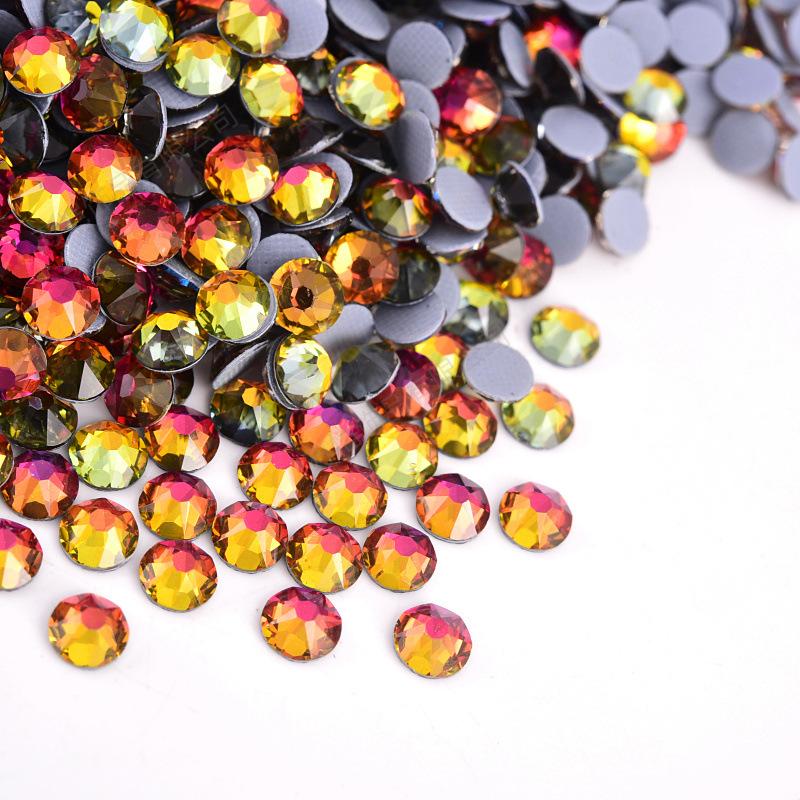Eight Big And Eight Small Imitation Austrian Glass Hot Glue Bottom Hot Diamond Rhinestone Diy Clothing Accessories