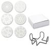 Sottobicchiere Rotondo in Silicone Antiscivolo Sottobicchiere Termico per Whiskey Set di Sottobicchieri da 10 cm
