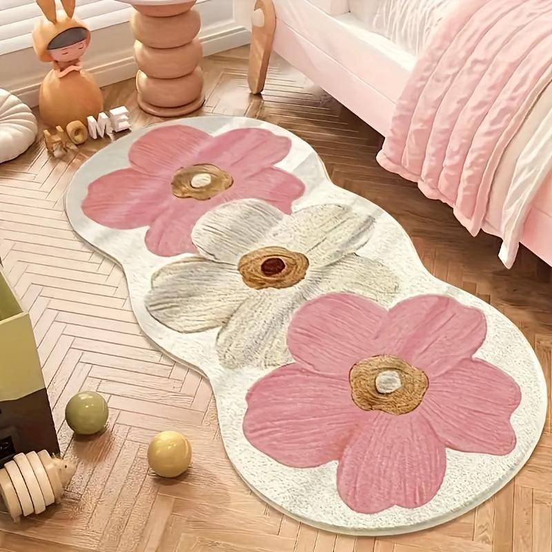 Thick Velvet Non-Slip Rug, Washable for Bedroom Living Room Hallway