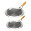 , Portable Stainless Steel Crepe Pan, Suitable for Gas And Induction Hobs,