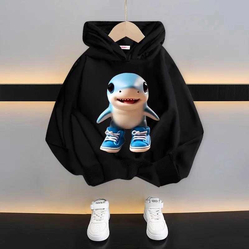 Italiensk hjärnförruttnelse Barn Huvtröja Rolig Tecknad Grafik Tunn Sweatshirt Tung Tungtung Sahur Vardagskläder Långärmad Topp Pojkkläder