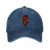 Infernal Watcher Skull Eclipse Emble  New Vintage Washed Cotton Baseball Cap Sun Hats