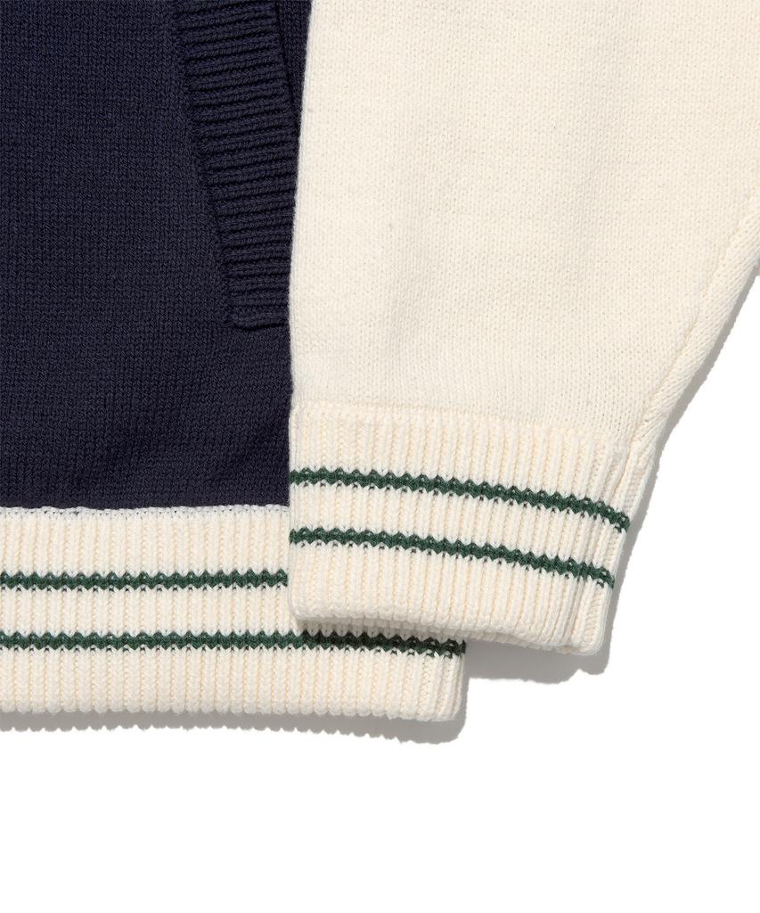 Lee Riders Zip-Up Knit Cardigan Navy