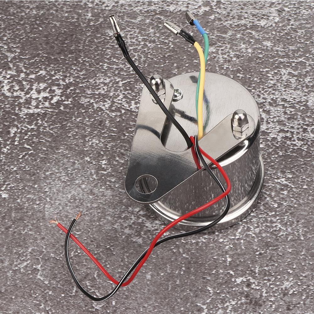 Motorcycle Backlight Tachometer Meter Aluminum Gauge Replacement