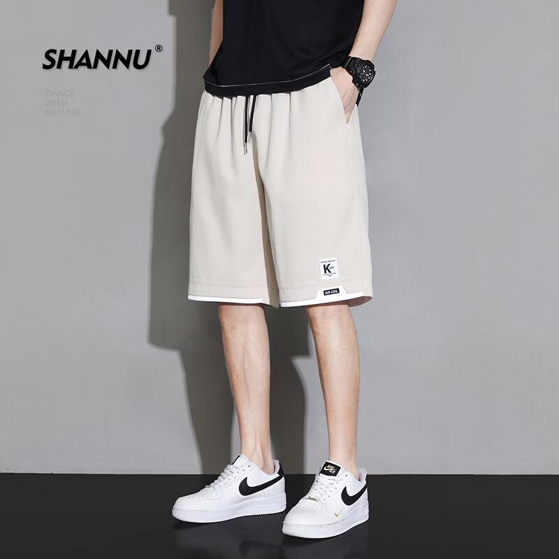 SHANNU Men s Ice Silk Quick-Dry Sports Shorts 2XL