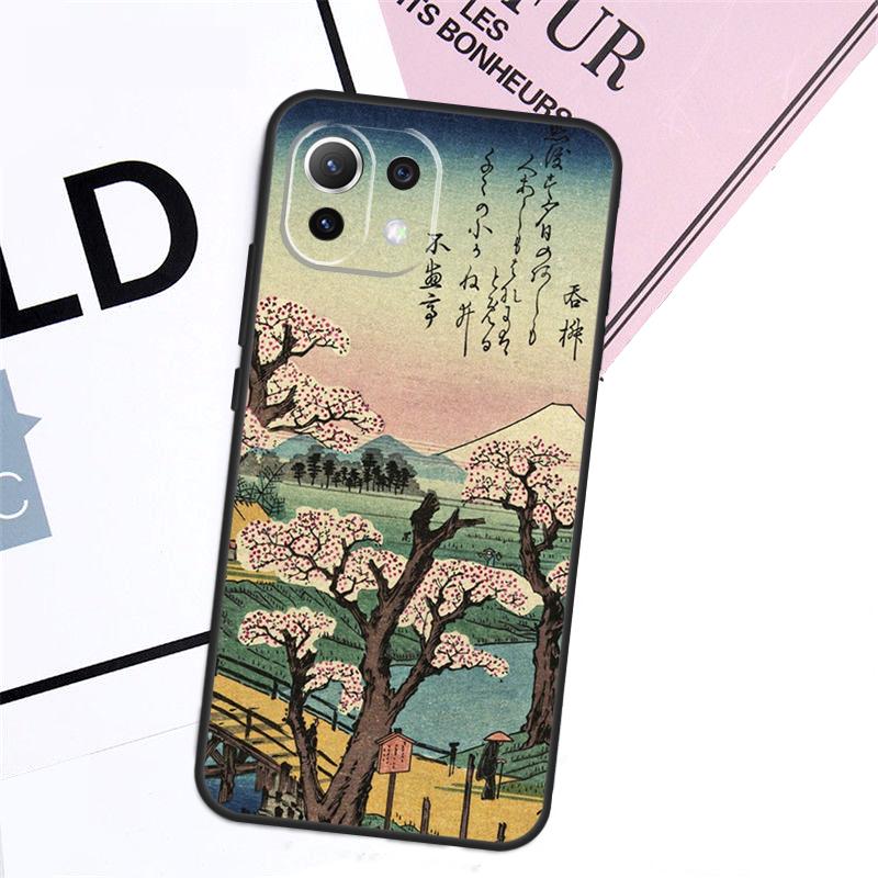 Japanese Style Art Case For Xiaomi 15T Pro 14T 13T 17 Pro Max 14 15 Ultra POCO X7 X5 X6 F5 F6 F7 F8 Pro Cover