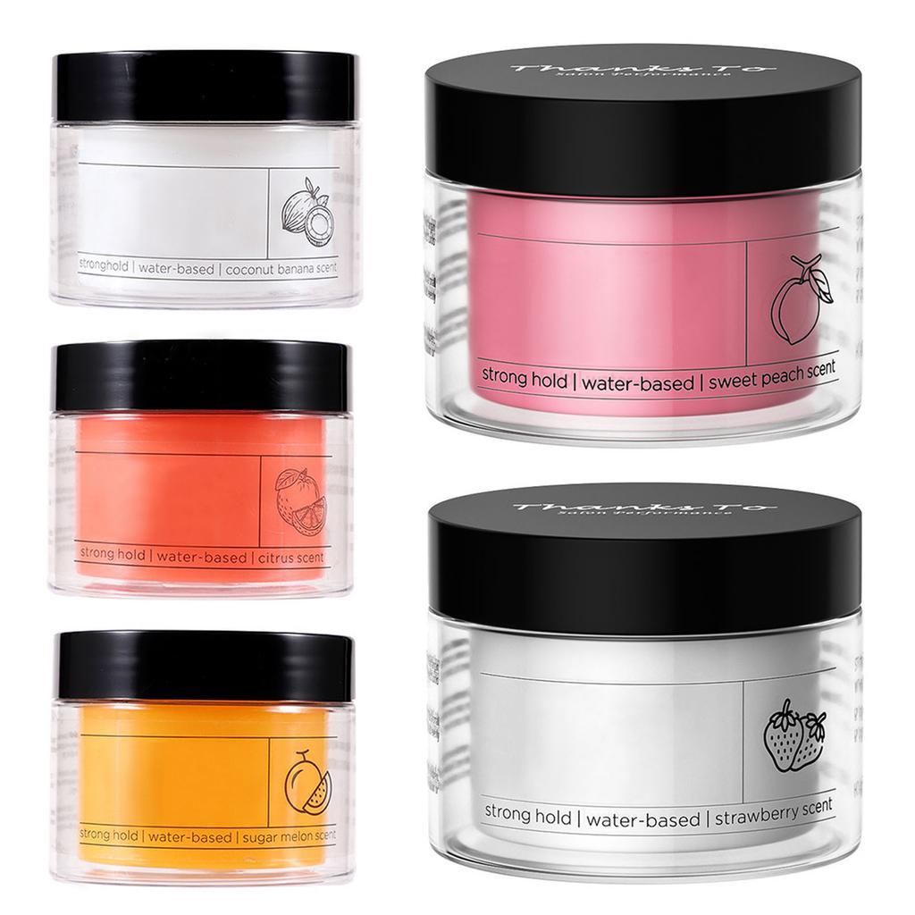 Long-Lasting Styling Pomade Wax – 1Pc 100g Strong Hold for Hair Braiding & Edge Control, Smooth Application