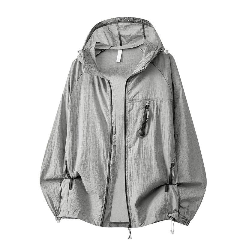 Summer Windbreaker Men Women Lightweight Sun Protection Jacket Unisex Camping Climbing Hiking Outdoor Sports Anti-UV Coat