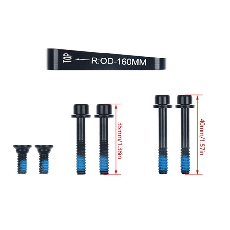 Cycling Flat Mount Disc Brake Adapter High Performances Cycling Brake Adapter for Road Bikes with Easy Installation