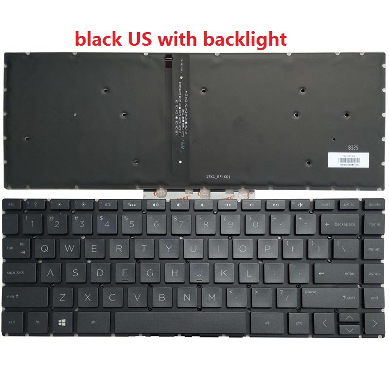 Russian/UK/US/Latin laptop keyboard for HP Pavilion X360 14-CK 14-CD 14M-CD 14-CE 14-DQ TPN-Q221 Q207 14-DG TPN-I131 TPN-W131