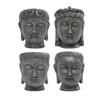 Buddha Head Resin Planter Modern Decorative Flowerpot Statue for Home Office Desktop Garden