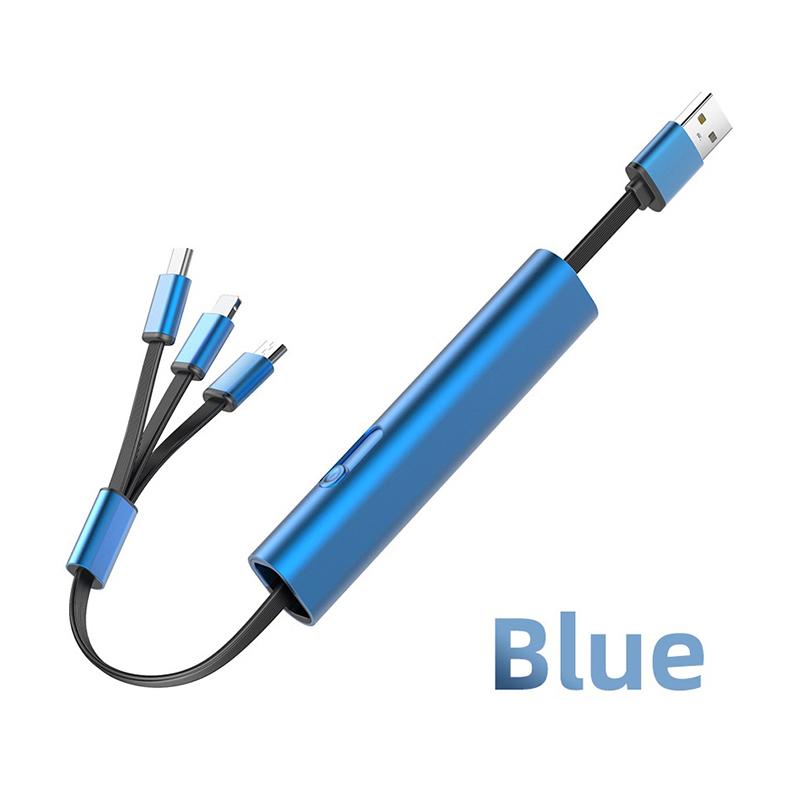 Usb Charging Cable To Micro Usb Type-C 3A 3-In-1, Scalable, Fast Charging.