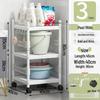 Handun 3-Tier Slim Bathroom Storage Cabinet