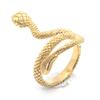 Anello Serpente Cobra in Acciaio Inossidabile 316L Punk Retrò Unisex Gioielli Serpente Taglia 7-13