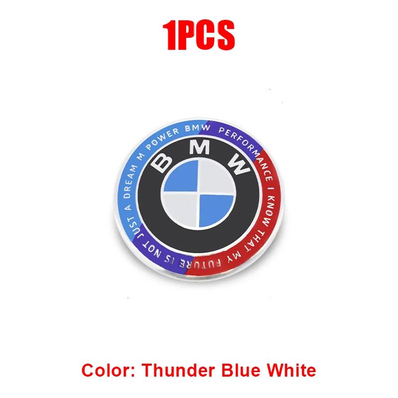 74mm 82mm BMW 50th Anniversary Front Hood Rear Trunk Replacement Emblem Badge Logo Fit E34 E36 E39 E46 E53 E90 F20 X3 X5 X6 CW4
