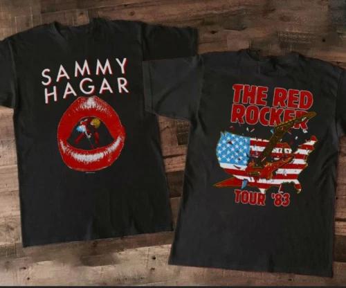 Унисекс Футболка Sammy Hagar The Red Rocker Tour S
