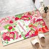 1pc Strawberry Princess4 Design Printed Area Rug Carpet for Bedroom Living Room Home Decor Rugs Mat Non Slip Mat Rug for Bedside