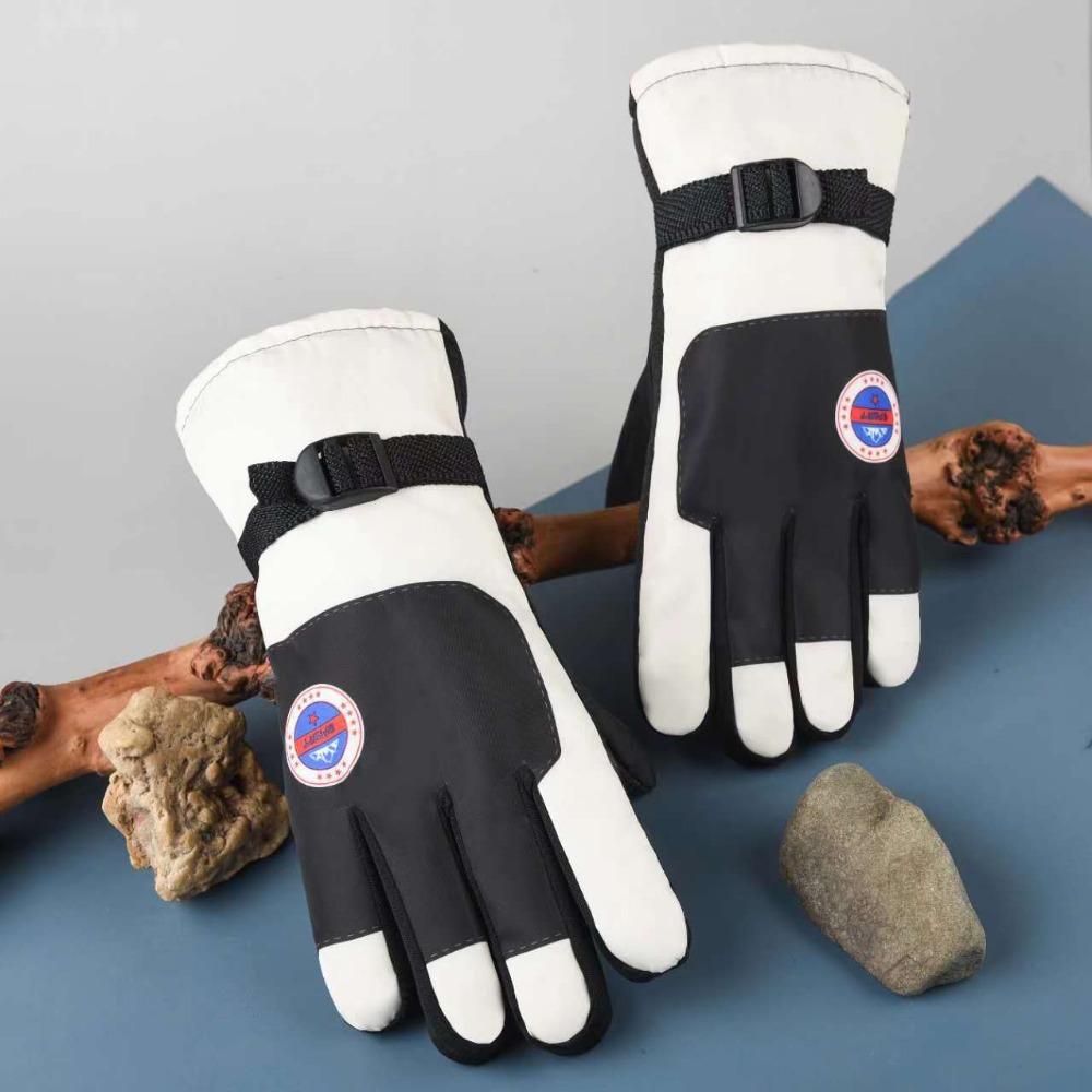 Outdoor Skiing Warm Gloves for Men and Women Cycling Waterproof Sports Cycling Winter Warm Non-slip Riding Thickened Gloves