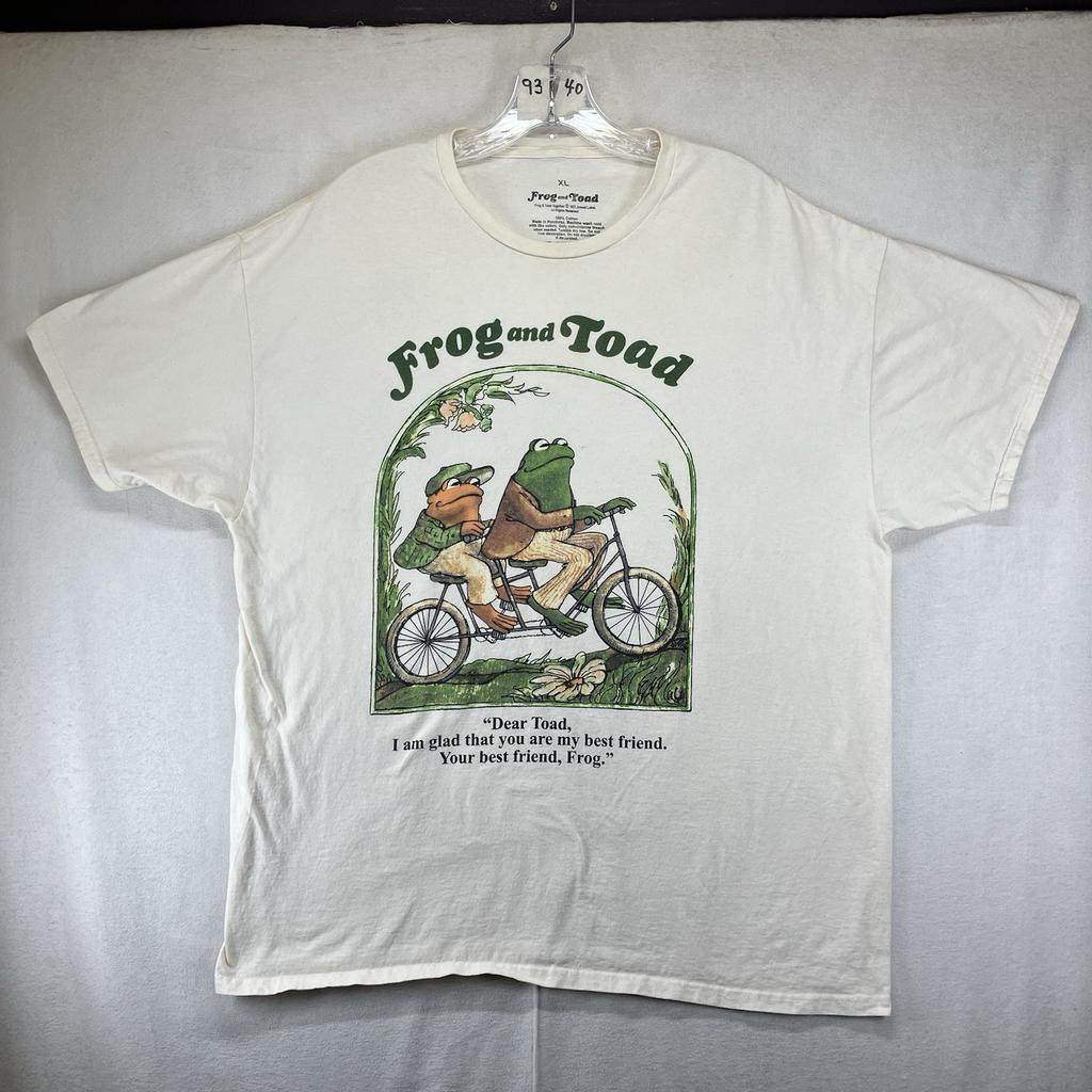 Frosch und Kröte Zusammen Freundschaft T-Shirt Klassisches Bilderbuch Herren XL Reine Baumwolle