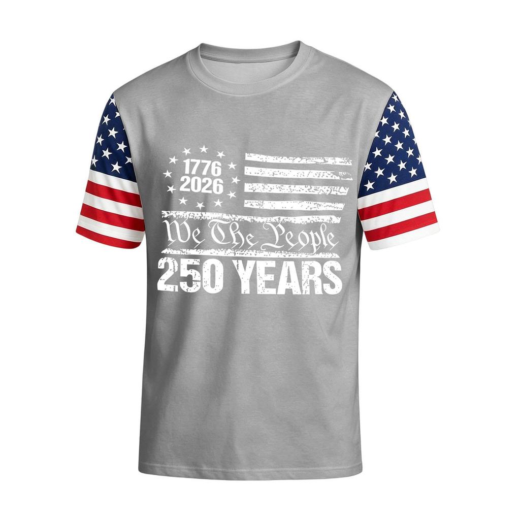 Men's Casual Round Neck Lightweight Breathable Short-Sleeve Top