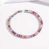 Cherry Epoxy Titanium Steel Bracelet for Women - Sweet Dopamine-Inspired Design