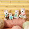 [toytron] Sylvanian Families Latte Cat Family Figure Set - 5738