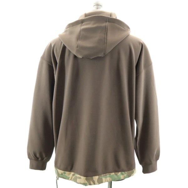 Brand new quolt Camouflage Anorak Parker L tea Men's Used
