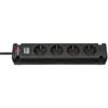 Power Strip - Brennenstuhl - 1150650316 - 6 Sockets - 3 M - Black - Rectangular