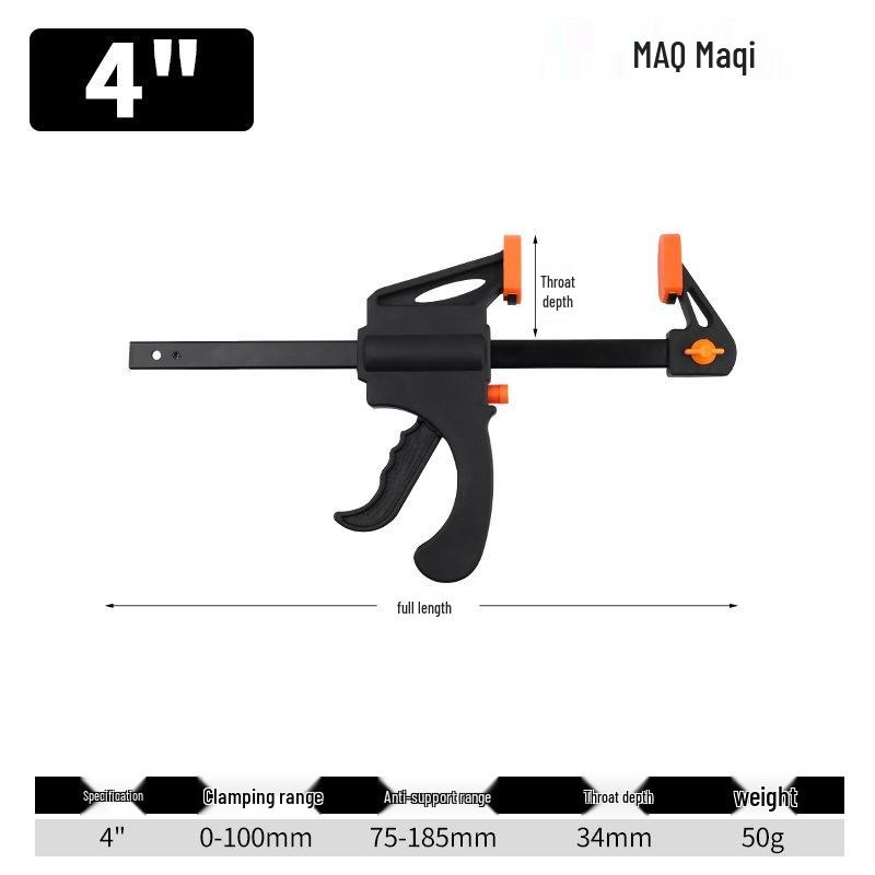 

Quick-Fix Right Angle Woodworking Clamps: Strong Trigger & F-Type Pressing Holder