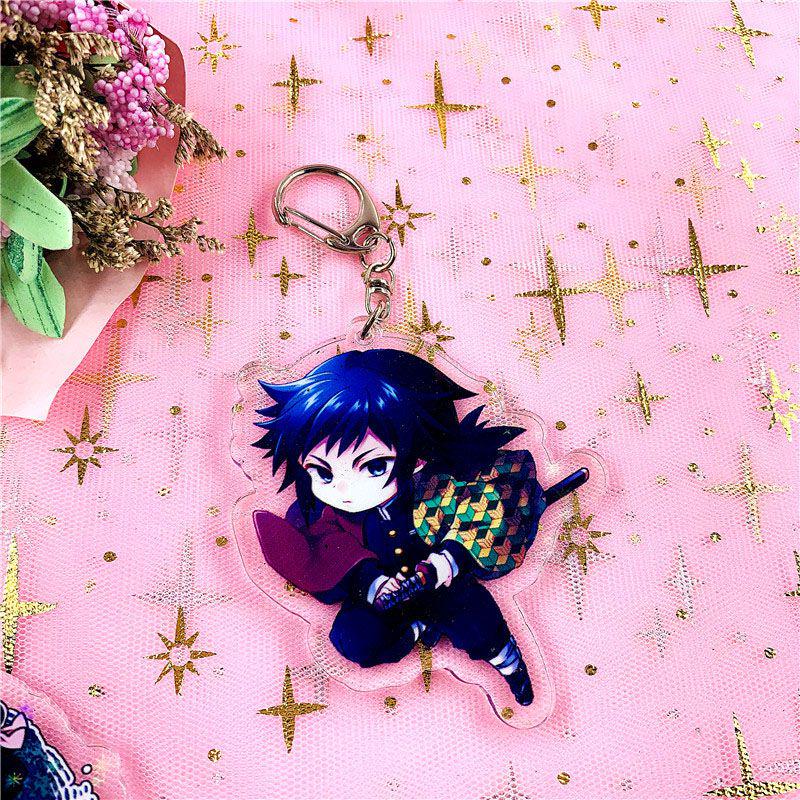 Sturdy And Clear Acrylic Demon Slayer Keychain For Fans Of Kimetsu No Yaiba