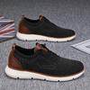 New lightweight breathable mesh men's shoes Fashion trend Walking men's outdoor wear-resistant casual shoes