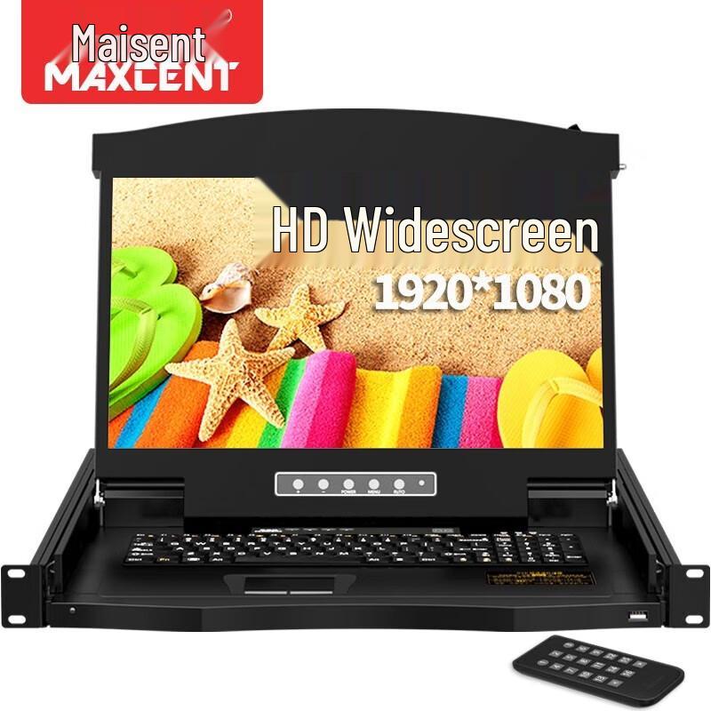 

MAXCENT 17.3-inch Rackmount 16-Port KVM Console with LCD