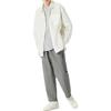 New Balance Casual Pants Men's Gray Moderate Straight Fit Pants AMP32359-YST